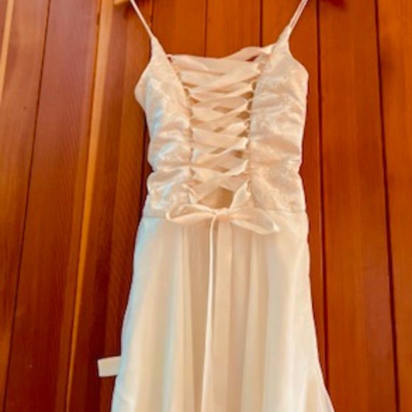 Regency Style Brocade, satin and toile Cocktail Dress - Picture 2 of 13